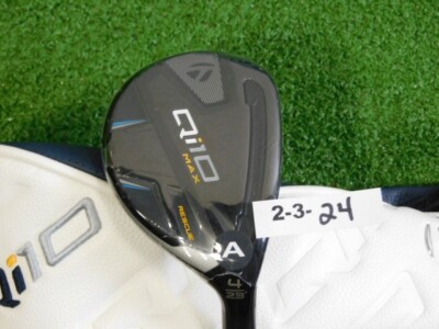 TaylorMade Qi10 Max 23* 4 Hybrid Rescue Speeder NX TCS 50 A Senior with HC New
