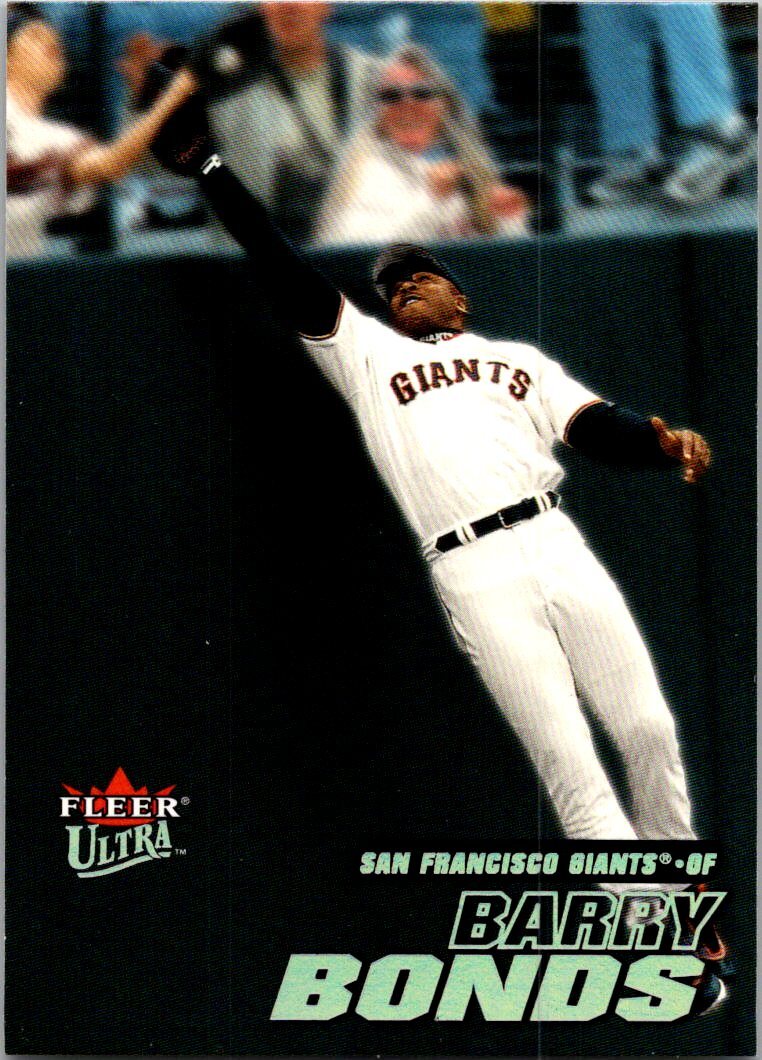 2001 Ultra Barry Bonds    #182