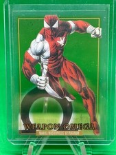 2024 Skybox Marvel Masterpieces 92 Platinum #96 Weapon Omega Clear Cut