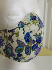 USA Handmade FLOWERS Cloth Face Mask Reusable w/nose wire/pocket