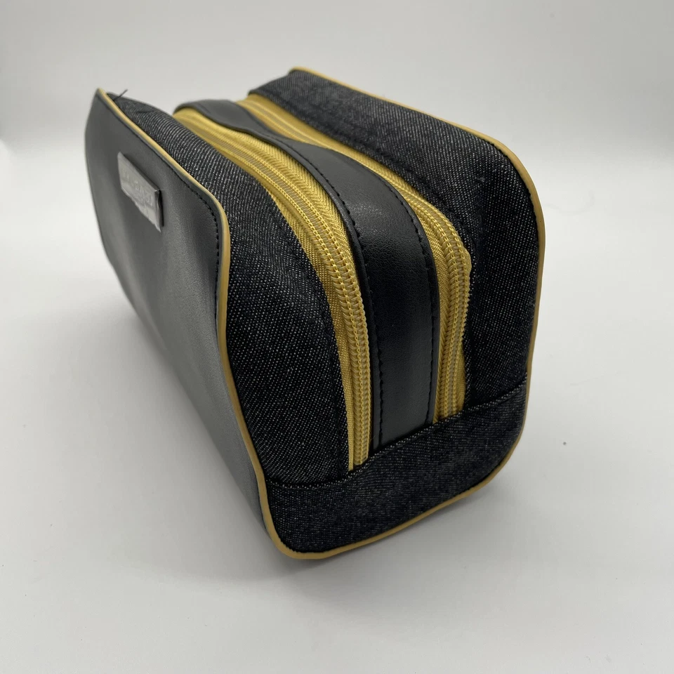 BVLGARI PARFUMS BOLSA DE MAQUIAGEM/estojo de transporte com bolsa de pó NOVA - Imagem 4 de 4