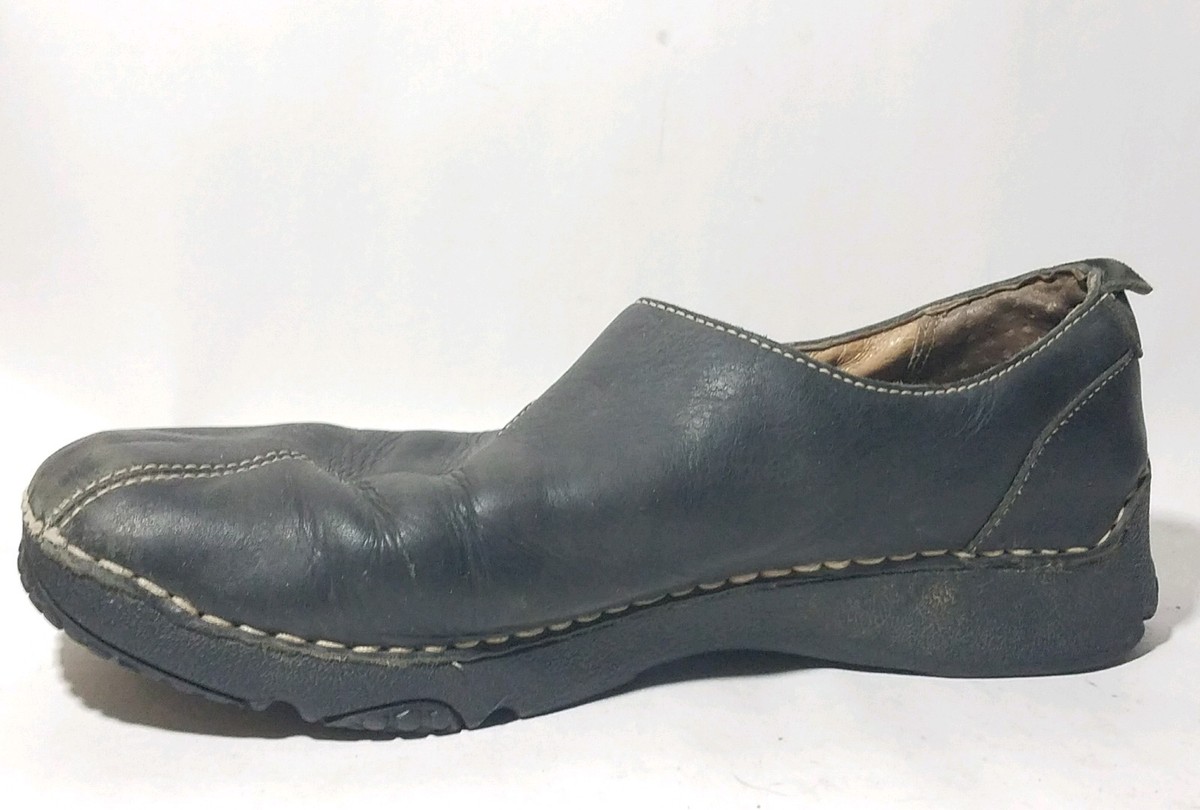 TEVA Ancona 6918 Black Leather Loafer Walking Shoes Womens 8 M