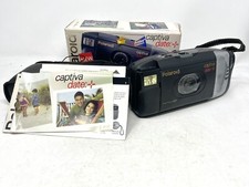 VINTAGE Polaroid Captiva Date  Plus SLR AF Camera with Case  Box PARTS/DISPLAY
