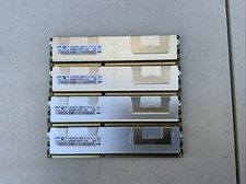 Samsung 16GB 4x4GB 4Rx8 PC3-8500R DDR3-1066Mz ECC Server RAM M393B5173FHD-CF8