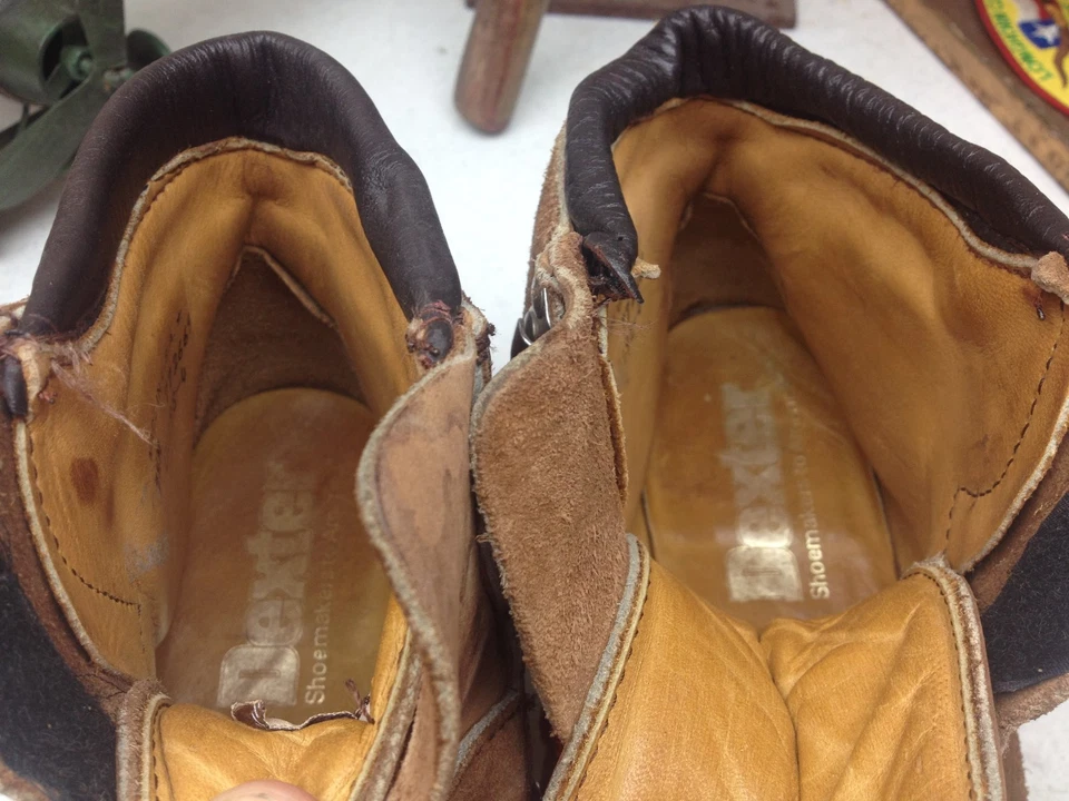 BOTAS DE SENDERISMO MARRÓN DESGASTADO DEXTER EE. UU. CON CORDONES AL TOBILLO INGENIERO TRAIL BOSS 7,5 M Foto 2 de 4