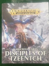 GW Warhammer Age of Sigmar Disciples of Tzeentch Warscroll Cards 2017