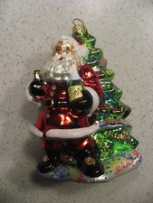 Christopher Radko Cheers to the New Millenium 2000 Glass Christmas Ornament