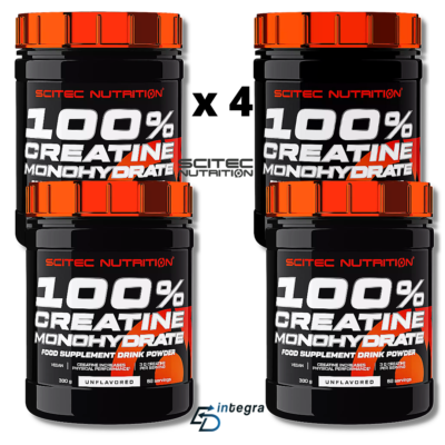 Scitec Nutrition - Creatine Monohydrate - Uzlabo Sportisko Sniegumu