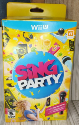 NEW Wii U Sing Party with Microphone Brand New in Box Sealed