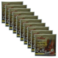 10Sets Alice Cello Strings ADGC Steel Core Aluminum Alloy Wound 4/4 A804
