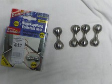 4x TREBA Gelaendersysteme - Hochwertige Edelstahl Biegekupplung, 10mm 