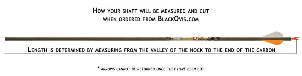 Black Eagle Focus Fletched Arrows 6-Pack - 15/64", .001 Straightness, 300 Spine For Hunting & Target