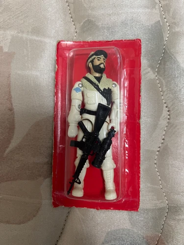 FROSTBITE SNOW CAT DRIVER ON ROUGH RED CARD CRUSH BUBBLE SEALED GI JOE 1985