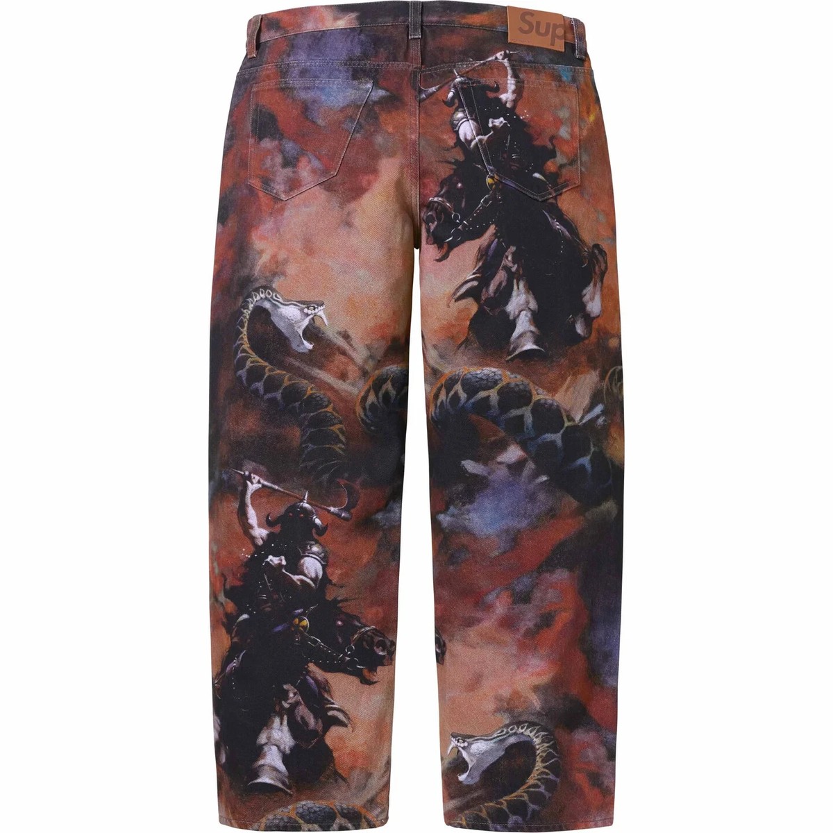 パンツ Supreme Frazetta Loose Fit Jean 38 Supreme x Frank Frazetta Loose Fit Jean Multi Size 30-38 New | eBay