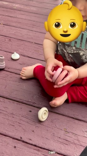 BPA-Free Silicone Ice Cream Cone Stacking Toy | Fun Learning Babies & Toddlers - Video 1 of 1