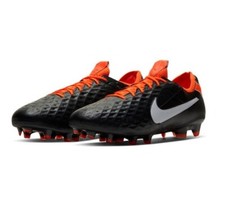 Nike Tiempo Legend 8 Elite FG 'Black Total Orange' CI7587-018 size 6.5 M / 8 W