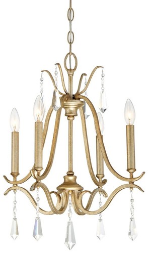 Brand New Gold Minka-Lavery Laurel Estate 4 Light Chandelier - Picture 6 of 6