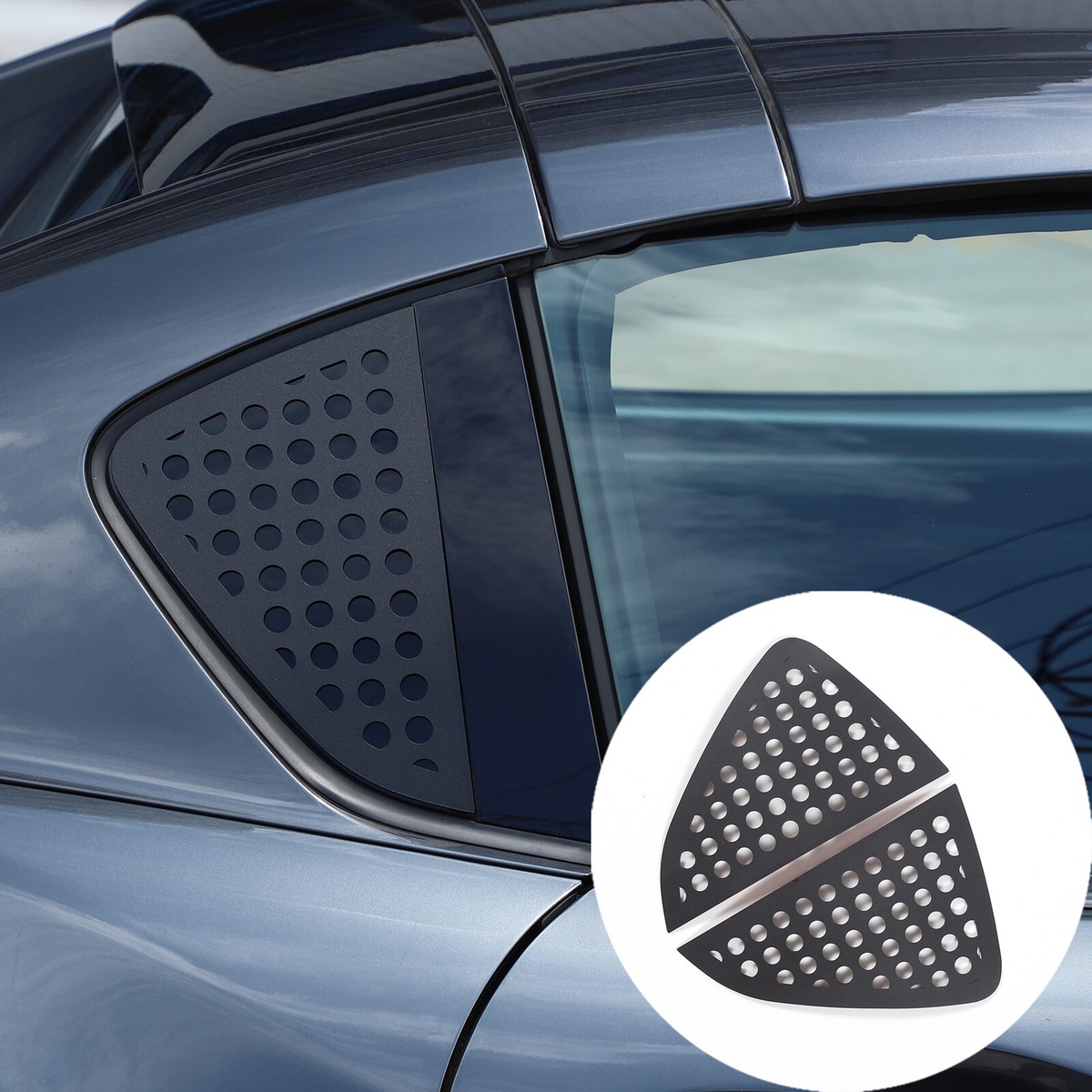 Aluminum Rear Window Triangular Window Trim Panel For Mazda MX-5