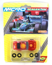 Rare Early Micro Scalextric HO Slot Car G133 PORSCHE 911 Shell HELIX Rare NOC