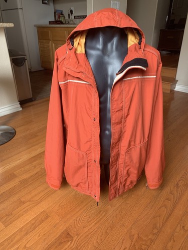 orange lined jacket