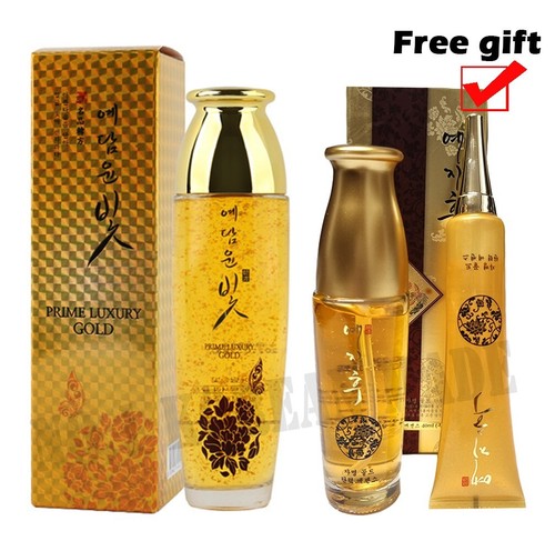 PRIME GOLD Intensive Skin150ml + Gold Firming Essence50ml + Gift40ml/99.9%purity - Picture 5 of 6