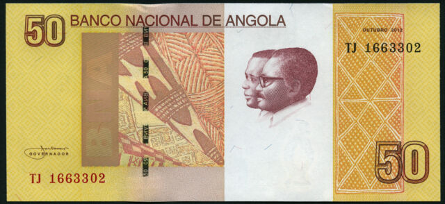 Angola P.152 50 Kwanzas 2012 (1)
