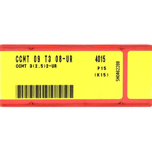 10 SANDVIK CCMT 09T308-UR - Grade 4015 CNC Lathe Coated Carbide Turning Inserts - Imagen 2 de 9