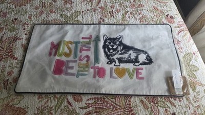 Pottery Barn Teen ASPCA Pals Pillow Cover 12x24 NWT Must Be This Tall To Love