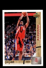Signed Basketball Card Auto Carl Landry 2008-09 Upper Deck Lineage #175 Rockets