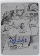 2018 Panini Prestige Rookie Printing Plate Black 1/1 Kyle Lauletta Auto 17a5