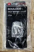 NEW Chef Works Boulder Half Bistro Apron Black Brown Tie Urban Collection Pocket