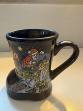 Schöner Glühweinstiefel Tasse Frohe Weihnachten Sammler Glühweintasse 10cm