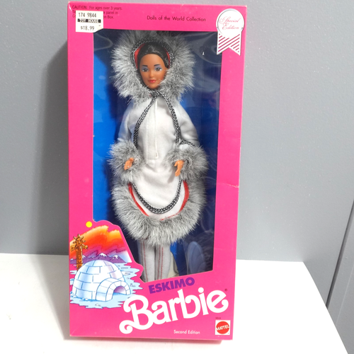 Mattel Barbie Doll Eskimo Barbie Dolls Of The World Collection Second Edition - Picture 10 of 10