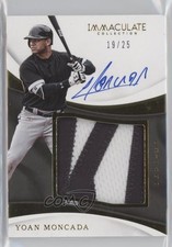 2017 Panini Immaculate Rookie Premium /25 Yoan Moncada #RPP-YM Patch Auto 0c2