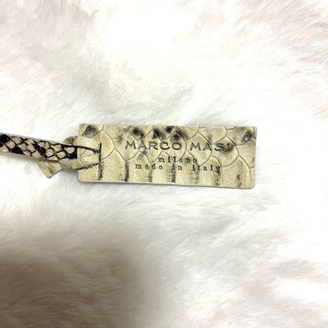 Marco Masi Python Pattern Drawstring Tote Bag, Ne… - image 6