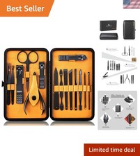 Professional Stainless Steel Nail Clipper Travel  Grooming Kit Nail Tools Ma...