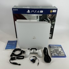 Consola Sony PlayStation 4 Pro Blanca 1TB Destiny 2 Edición Limitada - Caja Abierta