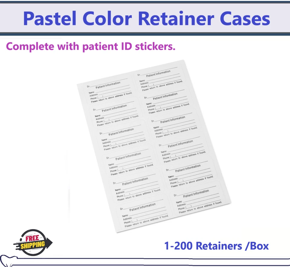 Dental Retainer Denture Storage Case Box Mouthguard Container Assorted Upto 200 - Image 3 of 4