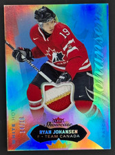 2014-15 Fleer Showcase Ryan Johansen White Hot Team Canada Game Used Patch /18
