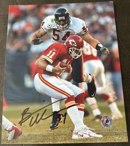 BRIAN URLACHER Signed AUTO Chicago Bears 8x10 Photo Sack HOF Player Holo COA