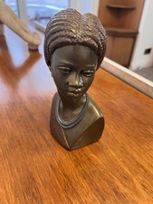 Casper Darare African Woman Limited Edition Skulptur Büste signiert SA9 190/300