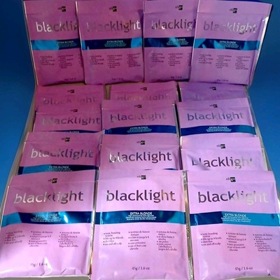 #ad 16 Packs Oligo Blacklight Extra Blonde Powder Bleach Lightener 1.6oz Each Pack $78.00