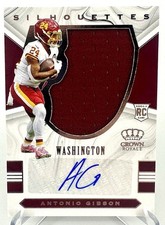 Antonio Gibson RPA /99 | 2020 Panini Chronicles Crown Royale Silhouettes CSA-AG 