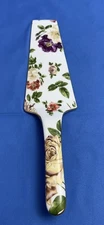 Vintage Royal Danube Porcelain Cake & Pie Server Floral Design Serving Utensil