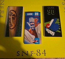 1988-89-90~Montreal Expos MEDIA PRESS GUIDES-Lot Of 3-NM