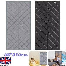Magnetic Thermal Insulated Door Curtain Winter Weatherproof Easy To Install New