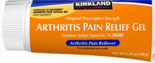 Kirkland Arthritis Pain Topical Gel 5.29 oz Tubes Pain Relief Gel Exp:01/27