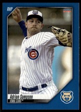 2022 Adrian Sampson Choice Minor league Rookie Card Iowa Cubs