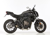 Shark SRC 4 Auspuff Schwarz Passend FüR Yamaha MT-07 2017-2020