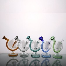 Pipas de cachimba de tabaco de vidrio globo de 7 pulgadas pipa de agua para fumar plataforma de aceite herramientas para cachimba